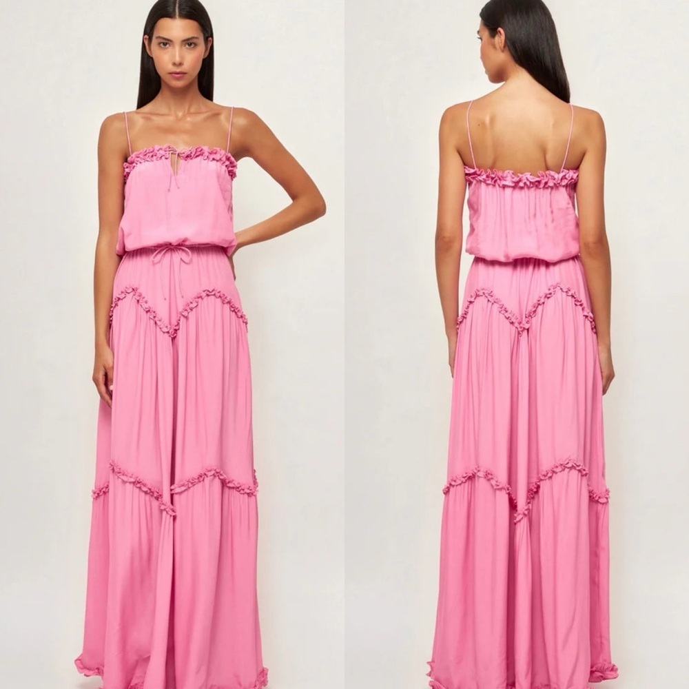 Free People Pink Maxi Dress NWT
